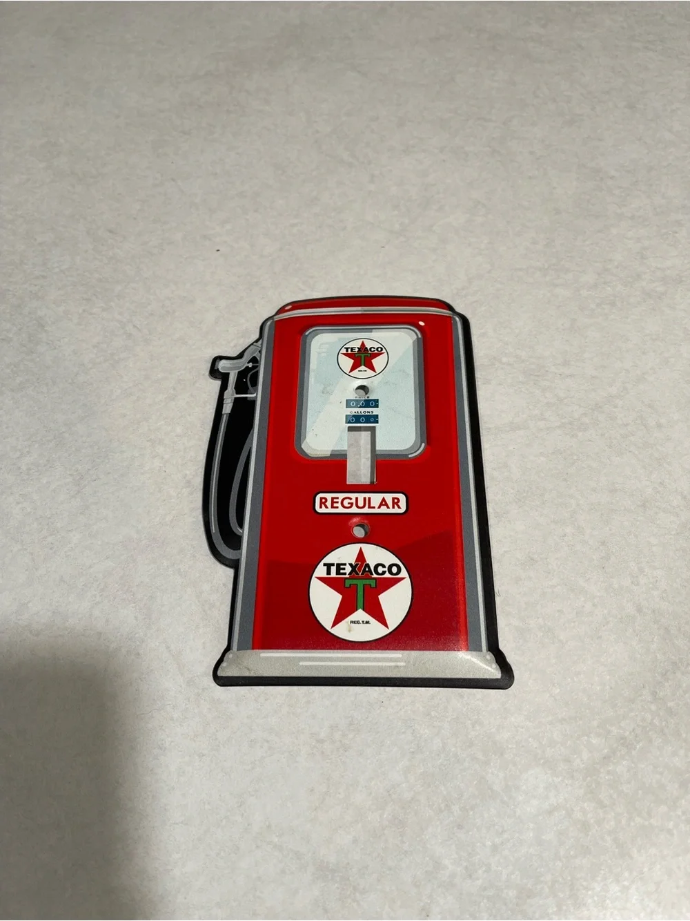 Red Vintage Gas Pump Phone Grip & Stand